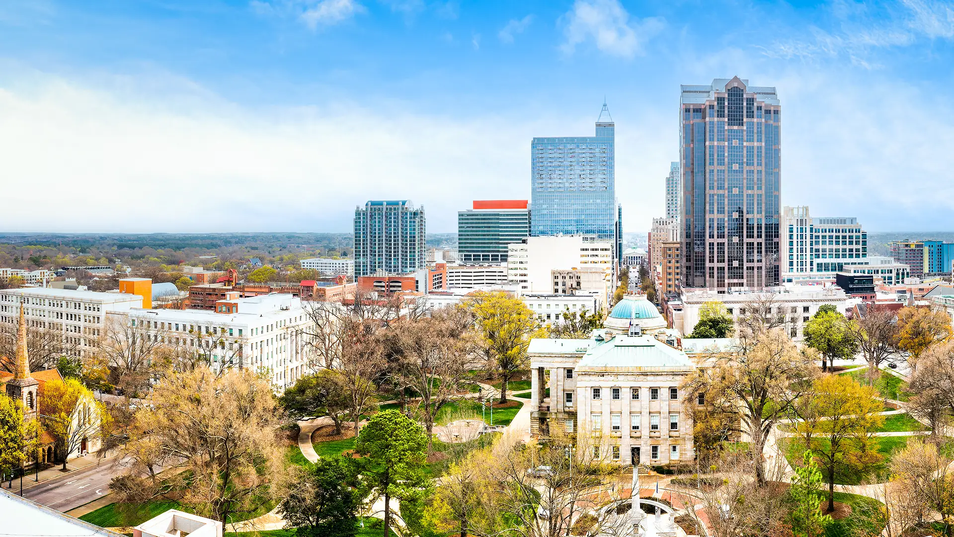 Raleigh North Carolina Skyline